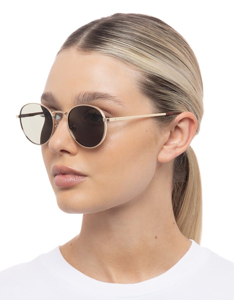 Le Specs Lost Legacy - Gold Green Mono