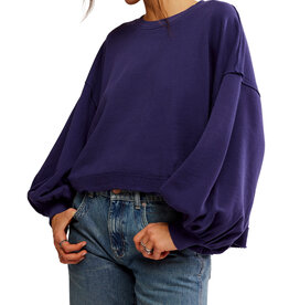 Free People Trish Sweatshirt - Eclipse