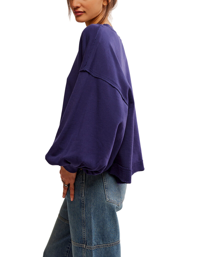 Free People Trish Sweatshirt - Eclipse