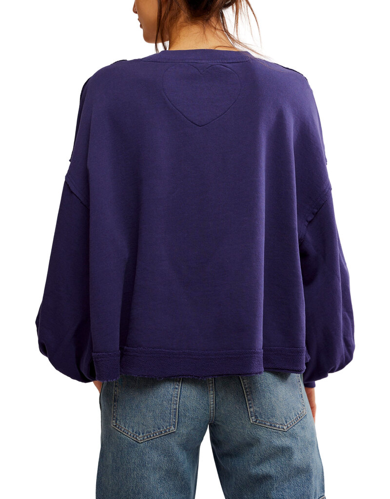 Free People Trish Sweatshirt - Eclipse