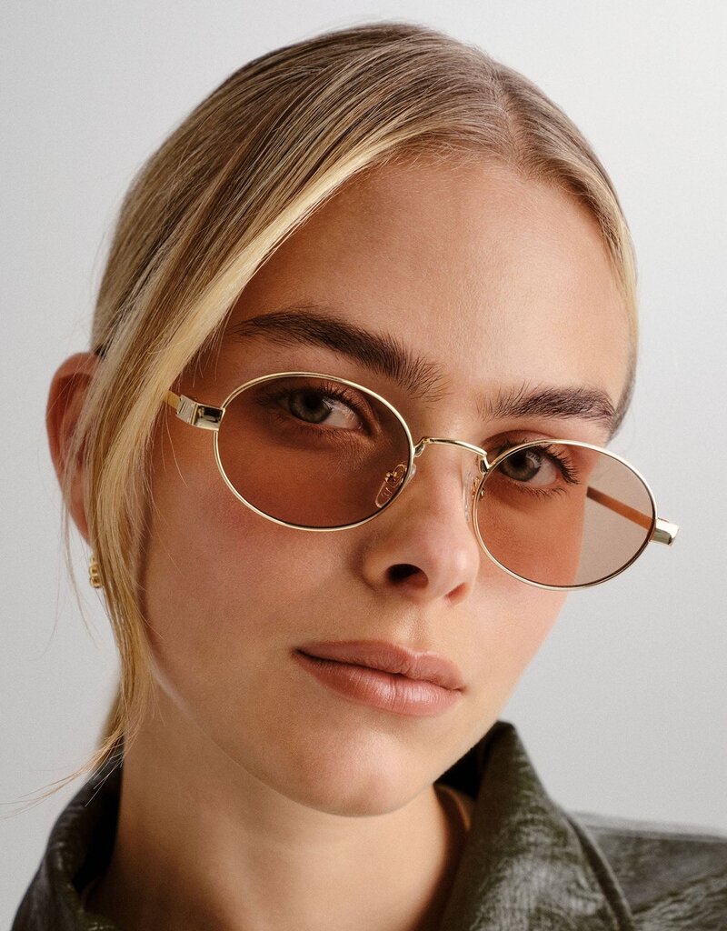 Le Specs Poseidon Deux - Gold/Tan