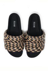 ROAM Wavy Check Puffy - Black/Taupe