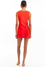 Amanda Uprichard Kya Romper - Crimson