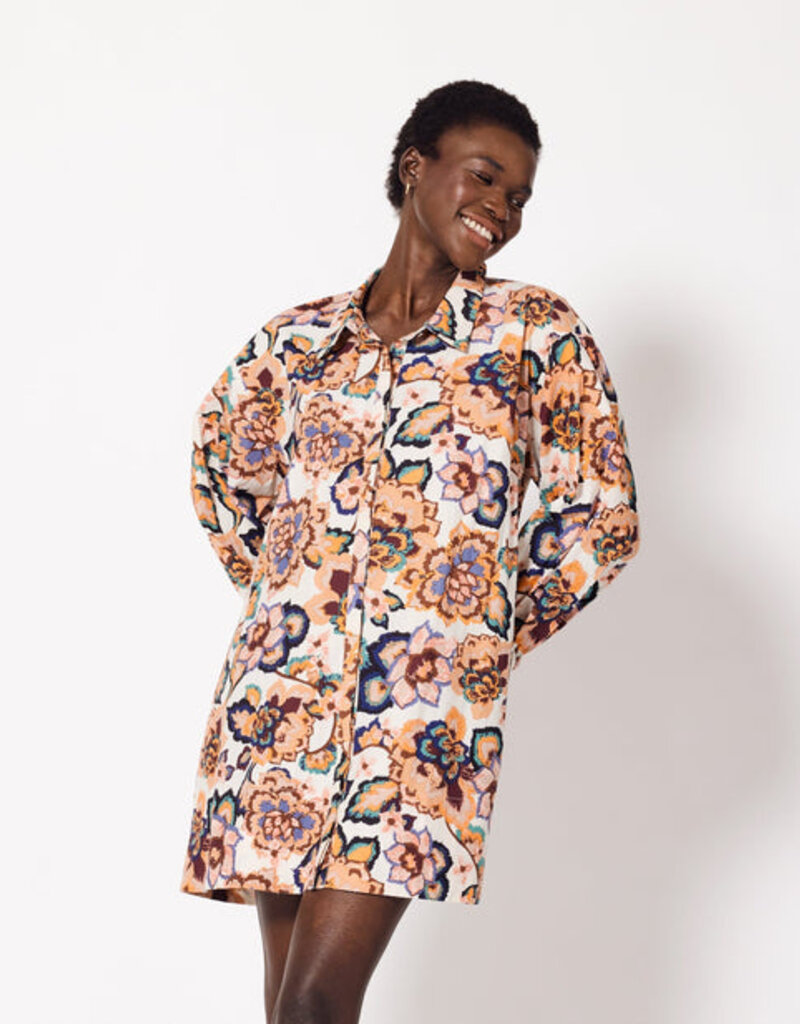 LABEL | Cleobella Elisha Mini Dress - Desert Floral Print - LABEL