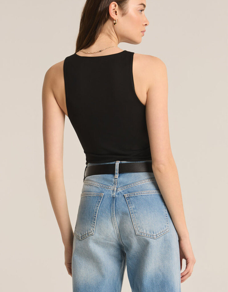 Z Supply Seraphine So Smooth Bodysuit - Black