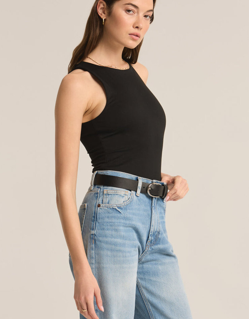 Z Supply Seraphine So Smooth Bodysuit - Black