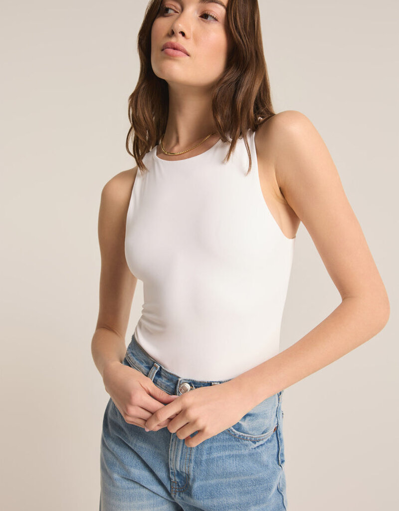 Z Supply Seraphine So Smooth Bodysuit - White