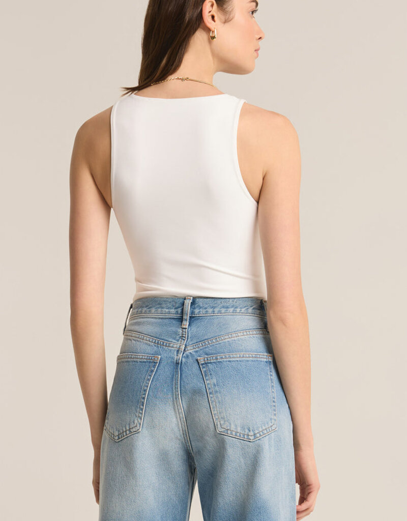 Z Supply Seraphine So Smooth Bodysuit - White