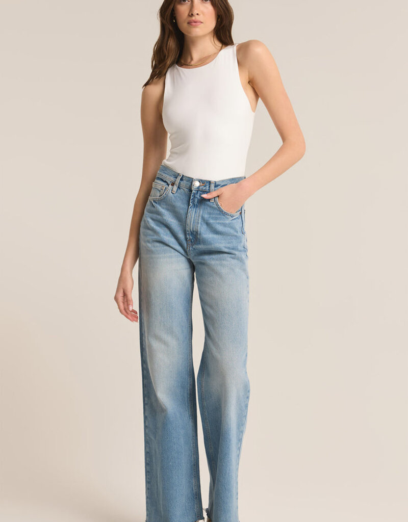 Z Supply Seraphine So Smooth Bodysuit - White