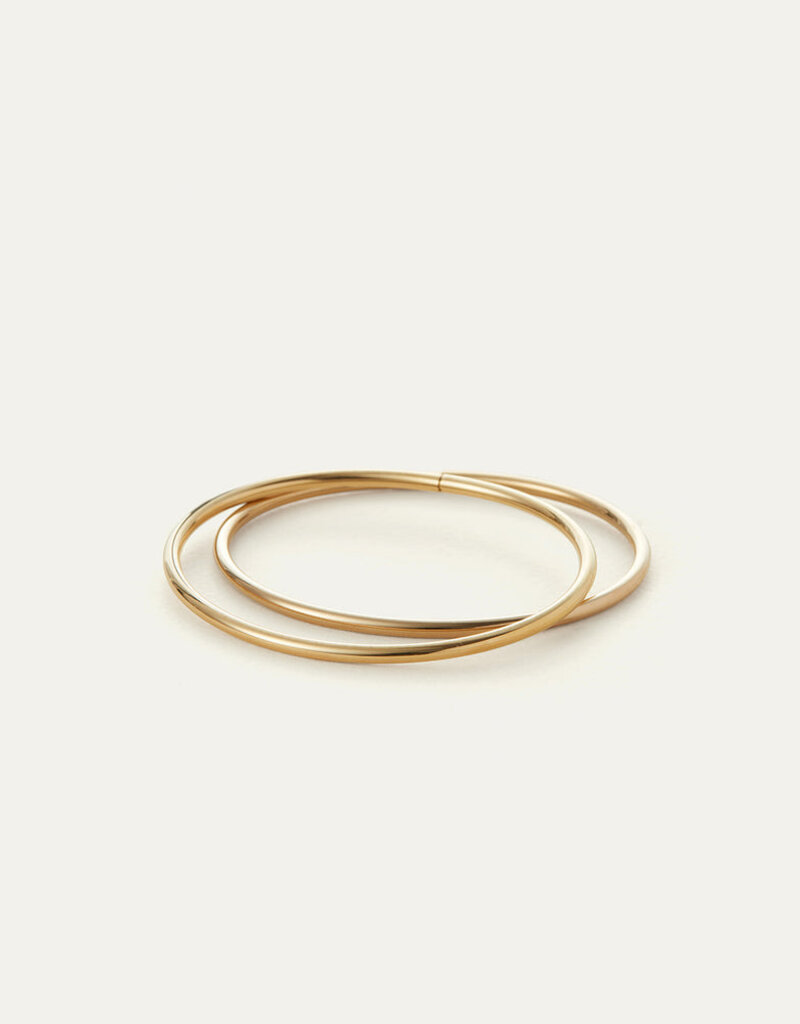 Jenny Bird Dane 2-Pack Bangle Set 6" - Gold