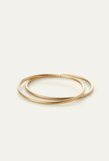 Jenny Bird Dane 2-Pack Bangle Set 7" - Gold
