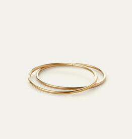 Jenny Bird Dane 2-Pack Bangle Set 7" - Gold