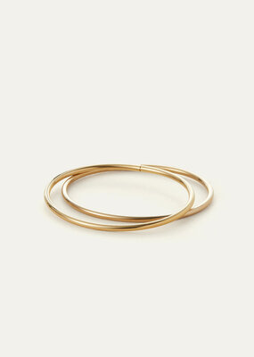 Jenny Bird Dane 2-Pack Bangle Set 7" - Gold