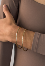 Jenny Bird Dane 2-Pack Bangle Set 7" - Gold