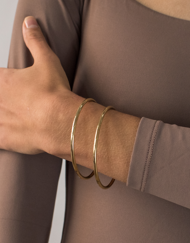 Jenny Bird Dane 2-Pack Bangle Set 7" - Gold
