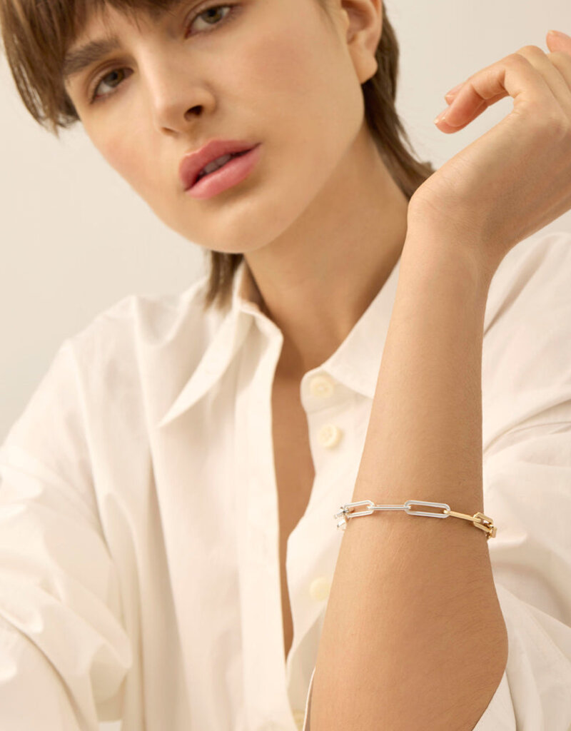 Jenny Bird Andi Slim Bracelet - Two-Tone