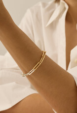 Jenny Bird Andi Slim Bracelet - Two-Tone