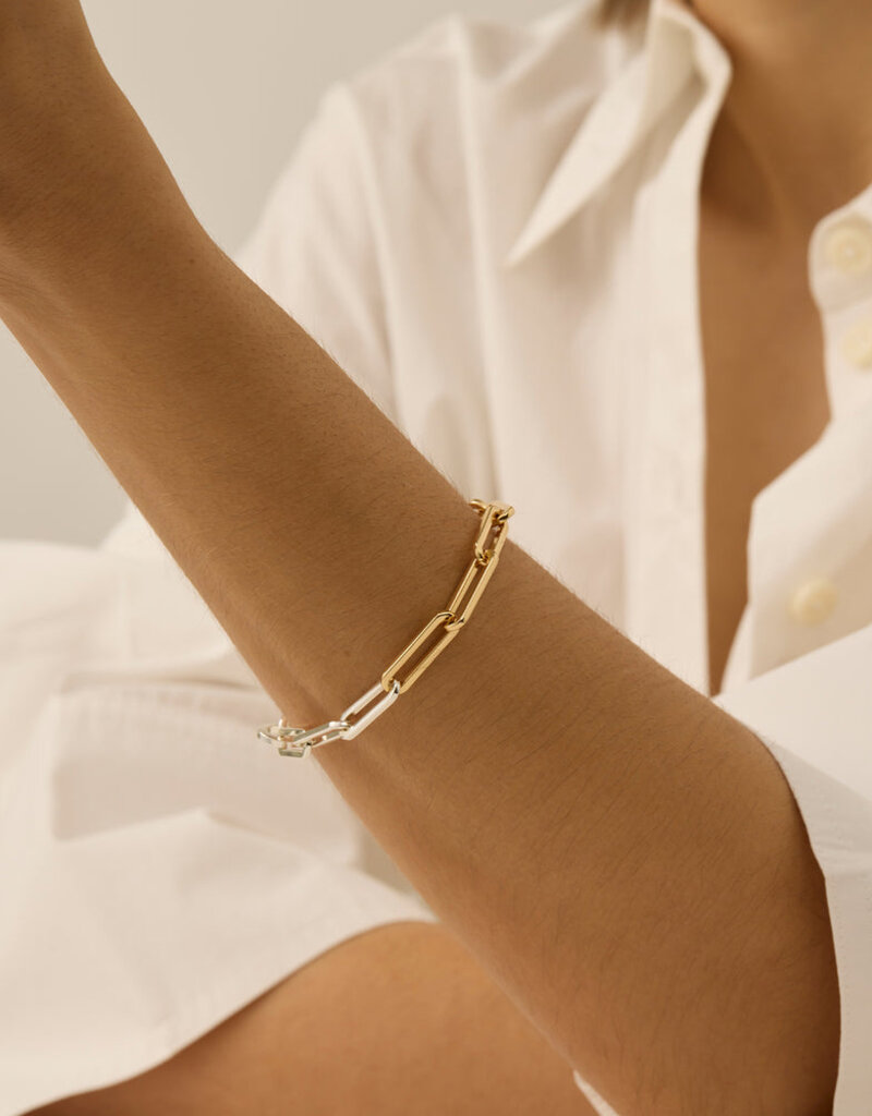 Jenny Bird Andi Slim Bracelet - Two-Tone