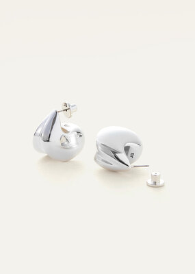 Jenny Bird Nouveaux Puff Earrings - Silver