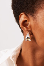 Jenny Bird Nouveaux Puff Earrings - Silver