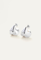 Jenny Bird Nouveaux Puff Earrings - Silver