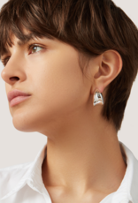 Jenny Bird Nouveaux Puff Earrings - Silver