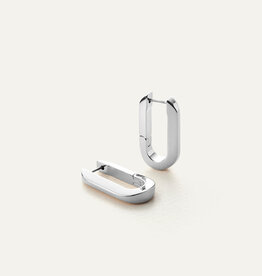 Jenny Bird U-Link Earrings - Silver