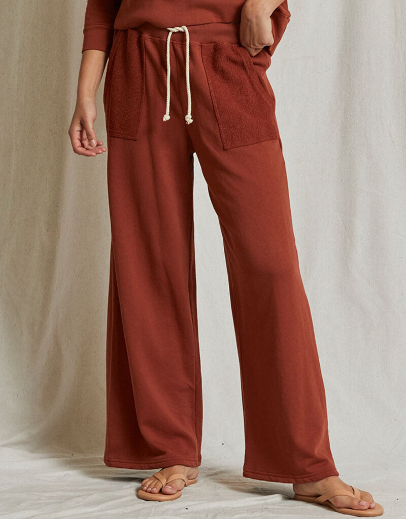 perfectwhitetee Rosanna Reverse Pocket Pant - Russet