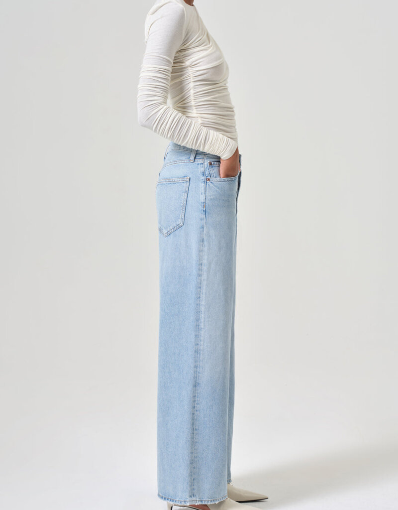 AGOLDE Dame High Rise Wide Leg No Cuff - Conflict