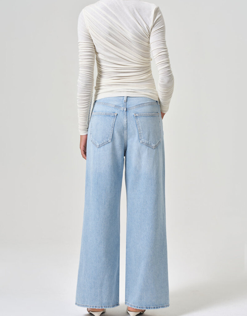AGOLDE Dame High Rise Wide Leg No Cuff - Conflict
