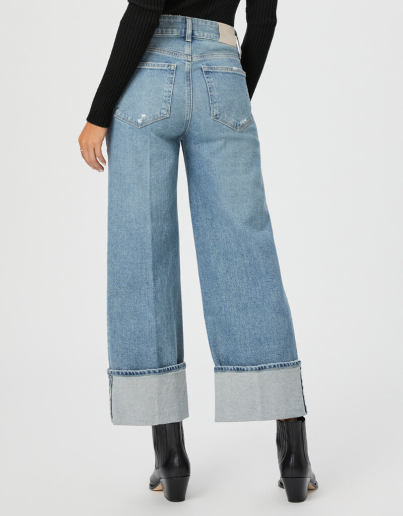 Paige Sasha Ankle Wide Leg Jean - Storybook Distressed