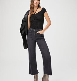 Paige Anessa Wide Leg - Black Lotus