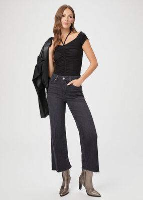 Paige Anessa Wide Leg - Black Lotus