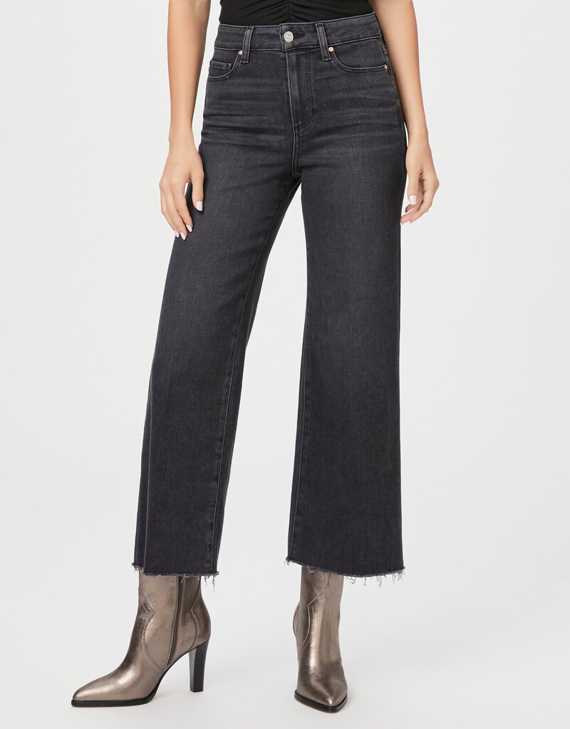 Paige Anessa Wide Leg - Black Lotus