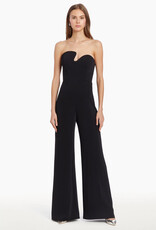Amanda Uprichard Strapless Puzzle Jumpsuit - Black