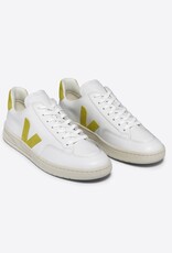 Veja V-12 Leather - White/Liquor