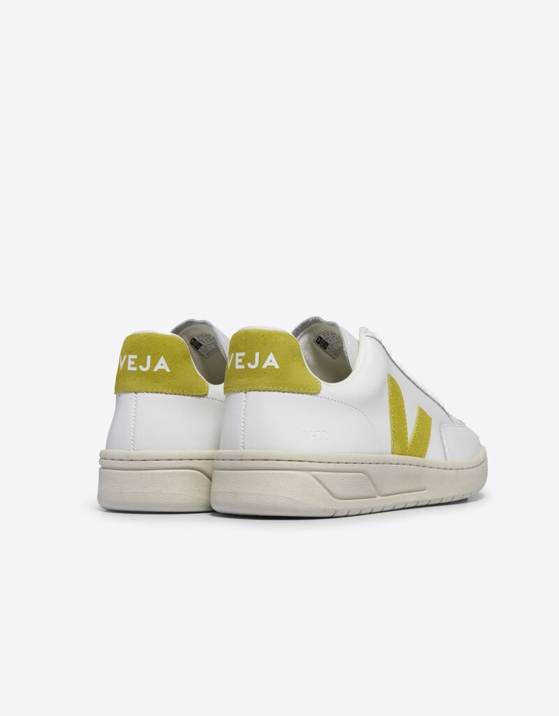 Veja V-12 Leather - White/Liquor