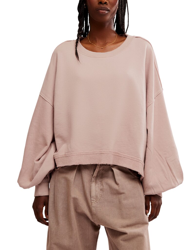 Free People Trish Sweatshirt - Cashmere