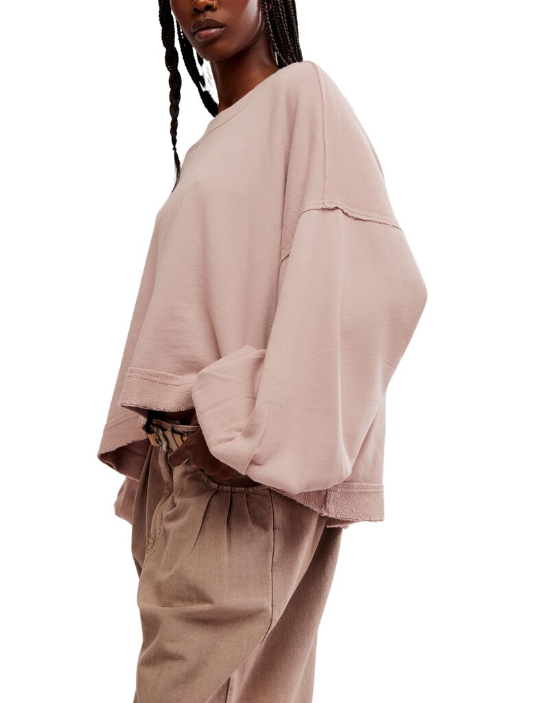Free People Trish Sweatshirt - Cashmere