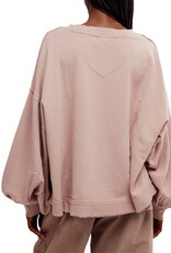 Free People Trish Sweatshirt - Cashmere