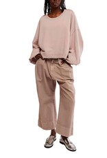 Free People Trish Sweatshirt - Cashmere