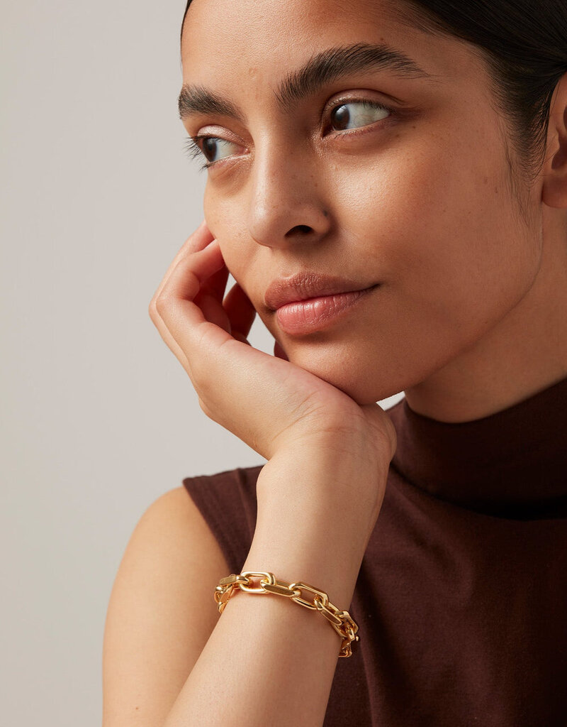 Jenny Bird Loire Bracelet Large (8in) - Gold