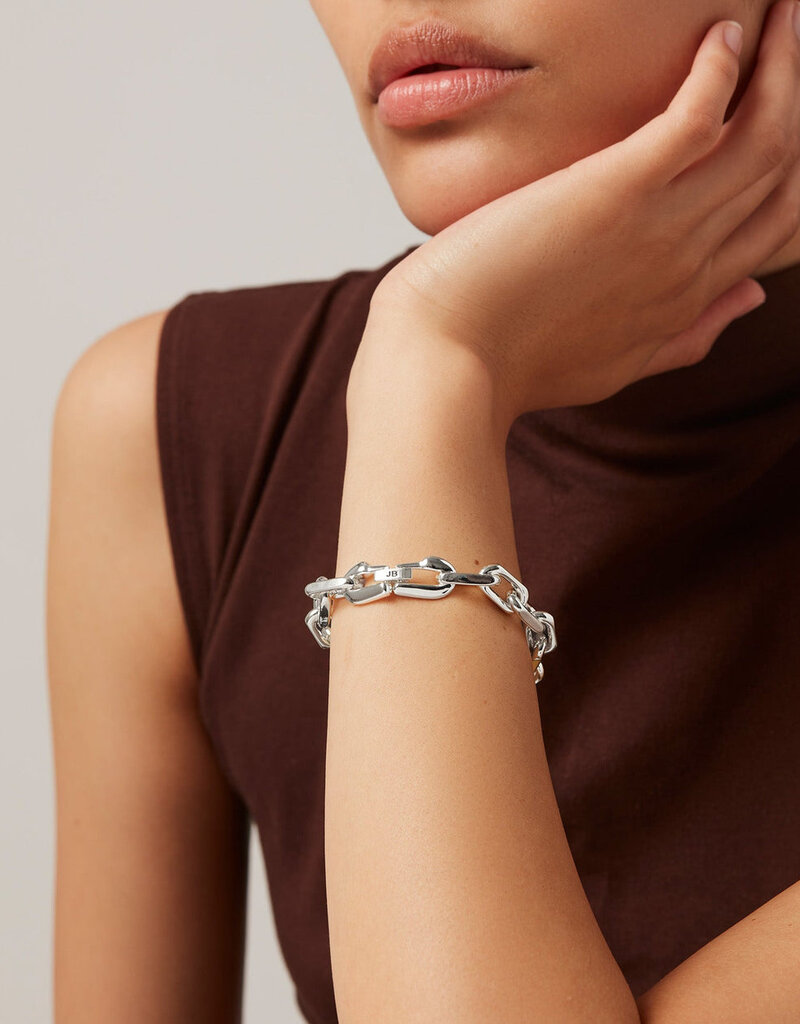 Jenny Bird Loire Bracelet Large (8") - Silver