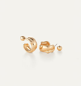 Jenny Bird Sees Hoop Earrings - Gold