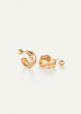 Jenny Bird Sees Hoop Earrings - Gold