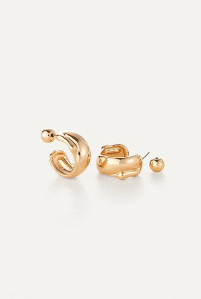 Sees Hoop Earrings - Gold