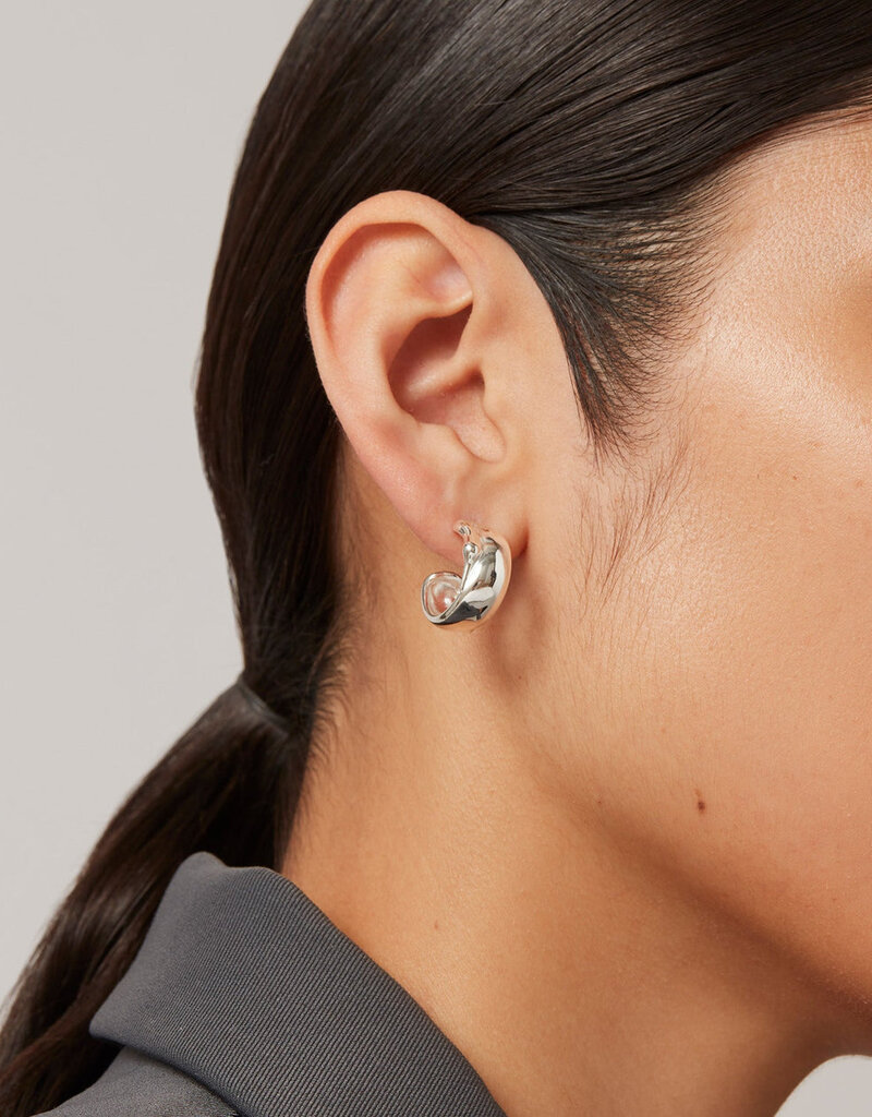 Jenny Bird Sees Hoop Earrings - Silver