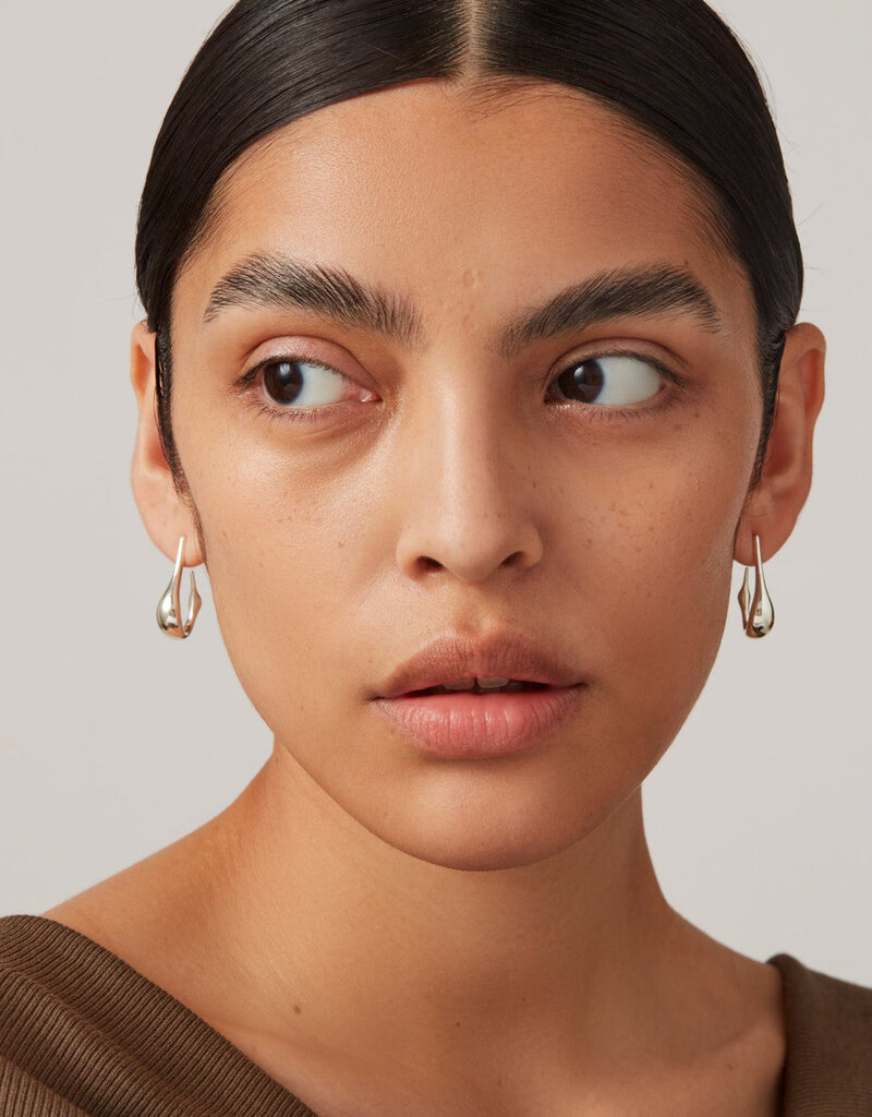 Jenny Bird Colette Hoop Earrings Small - Silver