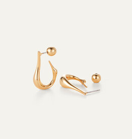 Jenny Bird Colette Hoop Earrings Small - Gold