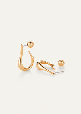 Jenny Bird Colette Hoop Earrings Small - Gold